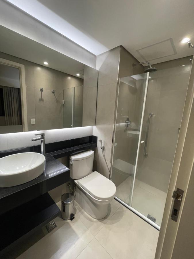 ساو باولو Flat Particular Incrivel Dentro Do Hotel M Ibirapuera Em Moema المظهر الخارجي الصورة