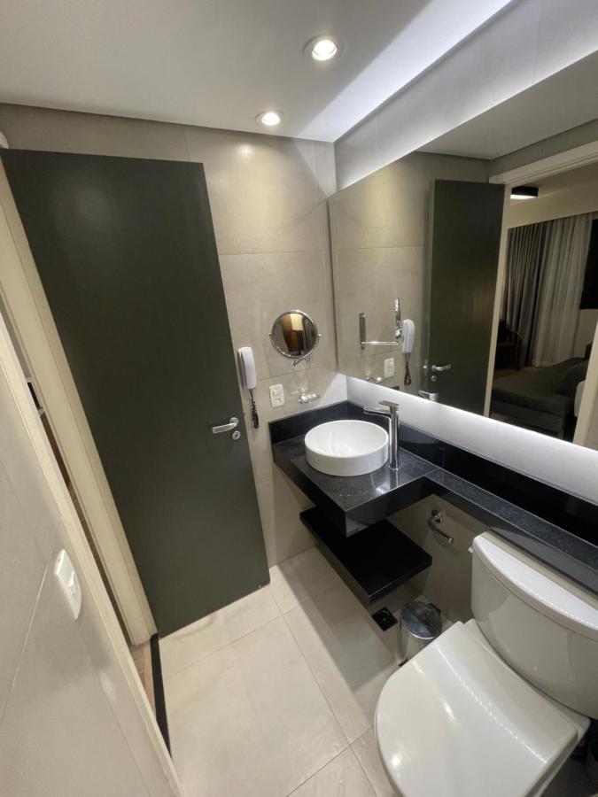 ساو باولو Flat Particular Incrivel Dentro Do Hotel M Ibirapuera Em Moema المظهر الخارجي الصورة